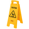 Rubbermaid Panneau d'avertissement 'Caution', trilingue