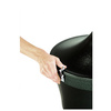 Rubbermaid Cendrier sur pied Aladdin, 16,1 litres, noir