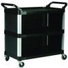 Rubbermaid Chariot de service X-Tra Cart, 3 étages, noir
