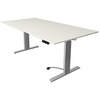 kerkmann Table de bureau assis-debout Move 3 tube, chêne