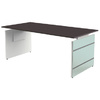 kerkmann Table annexe avec piètement panneau AVETO, blanc