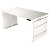 kerkmann Bureau assis-debout avec panneau Move 3, blanc