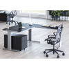 kerkmann Bureau UNIC avec extension, (L)1.800 mm, gris clair