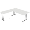 kerkmann Bureau Start Up avec extension, gris clair