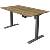 kerkmann Table de bureau assis-debout Move 1, gris