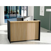 kerkmann Comptoir Marino up & down, petit, anthracite/chêne