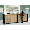 kerkmann Comptoir Marino up & down, grand, anthracite/chêne