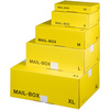 smartboxpro Carton d'expédition MAIL BOX, taille: M, jaune