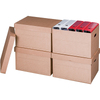 smartboxpro Boîte d'archives/transport, à couvercle, marron