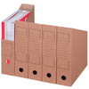 smartboxpro Collecteur vertical à archives, A4, marron