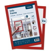 EUROPEL Cadre magnétique INFO FRAME, A4, rouge
