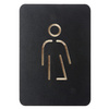 EUROPEL Pictogramme 'WC femmes', noir