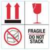 rillprint Etiquette 'FRAGILE / DO NOT STACK'