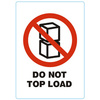 rillprint Etiquette 'DO NOT TOP LOAD'