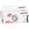 METO Etiquette pour étiqueteuse de prix, 32 x 19 mm, blanc