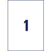 AVERY Zweckform Etiquette d'expédition, 210 x 148 mm, blanc