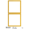 ZDesign HOME Etiquette, cadre doré, 70 x 21 mm