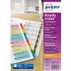 AVERY Intercalaires Readyindex, PP, 12 touches, A4