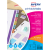 AVERY Onglets adhésifs personnalisables, A4, assorti