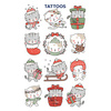 ZDesign KIDS Tatouages de Noël 'Bonhomme de neige'