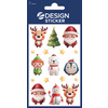 ZDesign Stickers de Noël 'Personnages étincelants'
