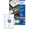 AVERY Cartes de visite Quick&Clean, 200 g/m2, blanc mat