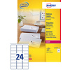 AVERY Etiquette d'adresse, 63,5 x 38,1 mm, blanc