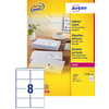 AVERY Etiquette d'adresse, 63,5 x 38,1 mm, blanc