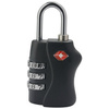 pavo Cadenas TSA à combinaison, en plastique/acier, noir