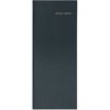 LECAS Agenda journalier Long Travers 2026, 140 x 350 mm,noir