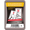 LECAS Bloc calendrier éphéméride, comique, 60 x 90 mm, 2026