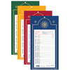 LECAS Calendrier mural long, 160 x 330 mm, fond Skytos, 2026