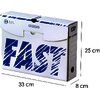 FAST Boîte archives, 250 x 330 mm, largeur de dos: 80 mm - 53709