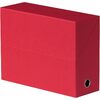 Oxford Boîte transfert toilée, format A4, rouge - 52799