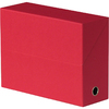 Oxford Boîte transfert toilée, format A4, rouge - 52805