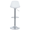 PAPERFLOW Chaise de bar 'BOBBA', ensemble de 2, blanc