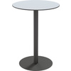 PAPERFLOW Table haute jardin CROSS, (L)600 x (P)600 mm, noir