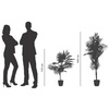 PAPERFLOW Plante artificielle 'palmier', hauteur: 1.600 m