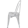 PAPERFLOW Chaise visiteur d'extérieur URBAN, set de 2, noir