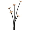 ALBA Portemanteau FESTIVAL, hauteur: 1.870 mm, noir/bois