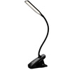 ALBA Lampe de lecture LED rechargeable 'LEDCLIP', noir