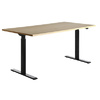 Topstar Bureau réglable en hauteur, (L)1.200 mm, noir/gris