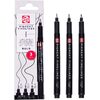 ROYAL TALENS Feutre Pigment Fineliner Bold, set de 3, noir