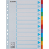 Esselte Intercalaires en carton, uni, A4, 12 touches