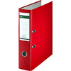 LEITZ Classeur plastique, 180 degrés, A4, 80 mm, rouge