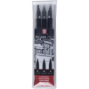SAKURA Stylo feutre PIGMA PEN, étui de 3, noir