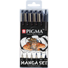 SAKURA Kit Manga PIGMA, étui de 6