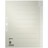 LEITZ Intercalaires en papier naturel, blanc, A4 extra-large