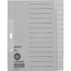 LEITZ Intercalaires en papier naturel, blanc, A5, 15 touches