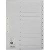 LEITZ Intercalaires en papier naturel, numéroté, format A4 - 56889